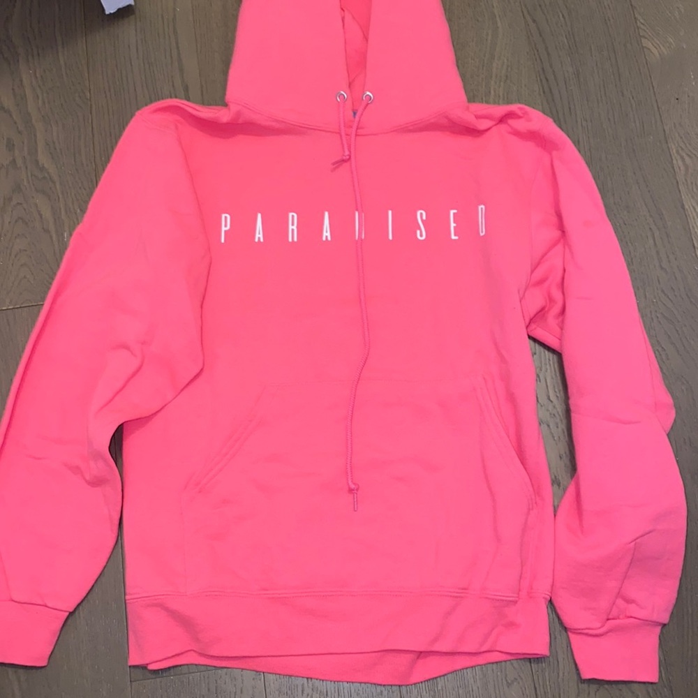 Paradised Neon Pink Hoodie